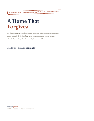 Cover of A Home That Forgives