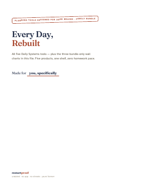Cover of Every Day, Rebuilt