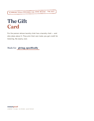 Cover of Gift Card
