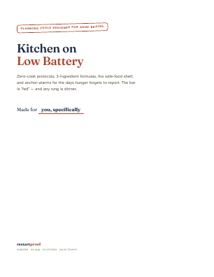 Cover of Kitchen on Low Battery
