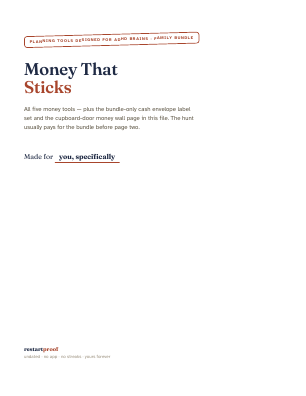 Cover of Money That Sticks