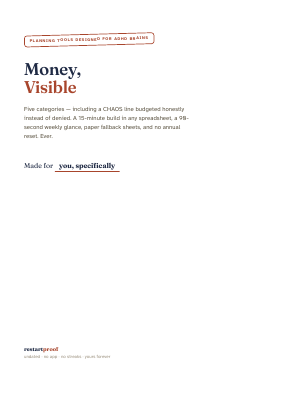 Cover of Money, Visible