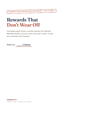 Cover of Rewards That Don’t Wear Off