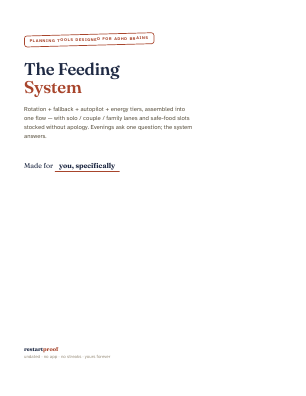 Cover of The Feeding System
