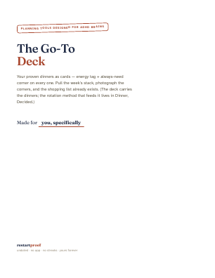 Cover of The Go-To Deck