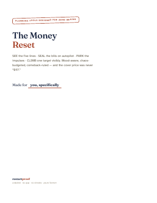Cover of The Money Reset
