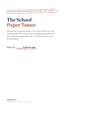 Cover of The School Paper Tamer